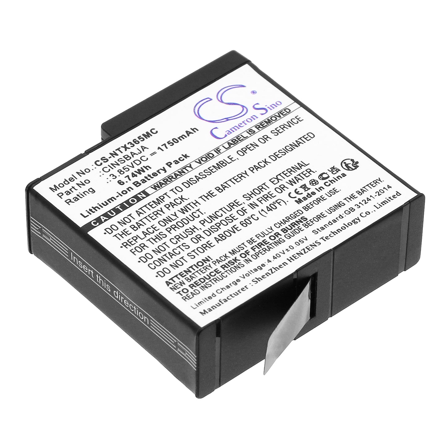 CS-NTX365MC Replacement Battery – Compatible with Ace, Ace Pro