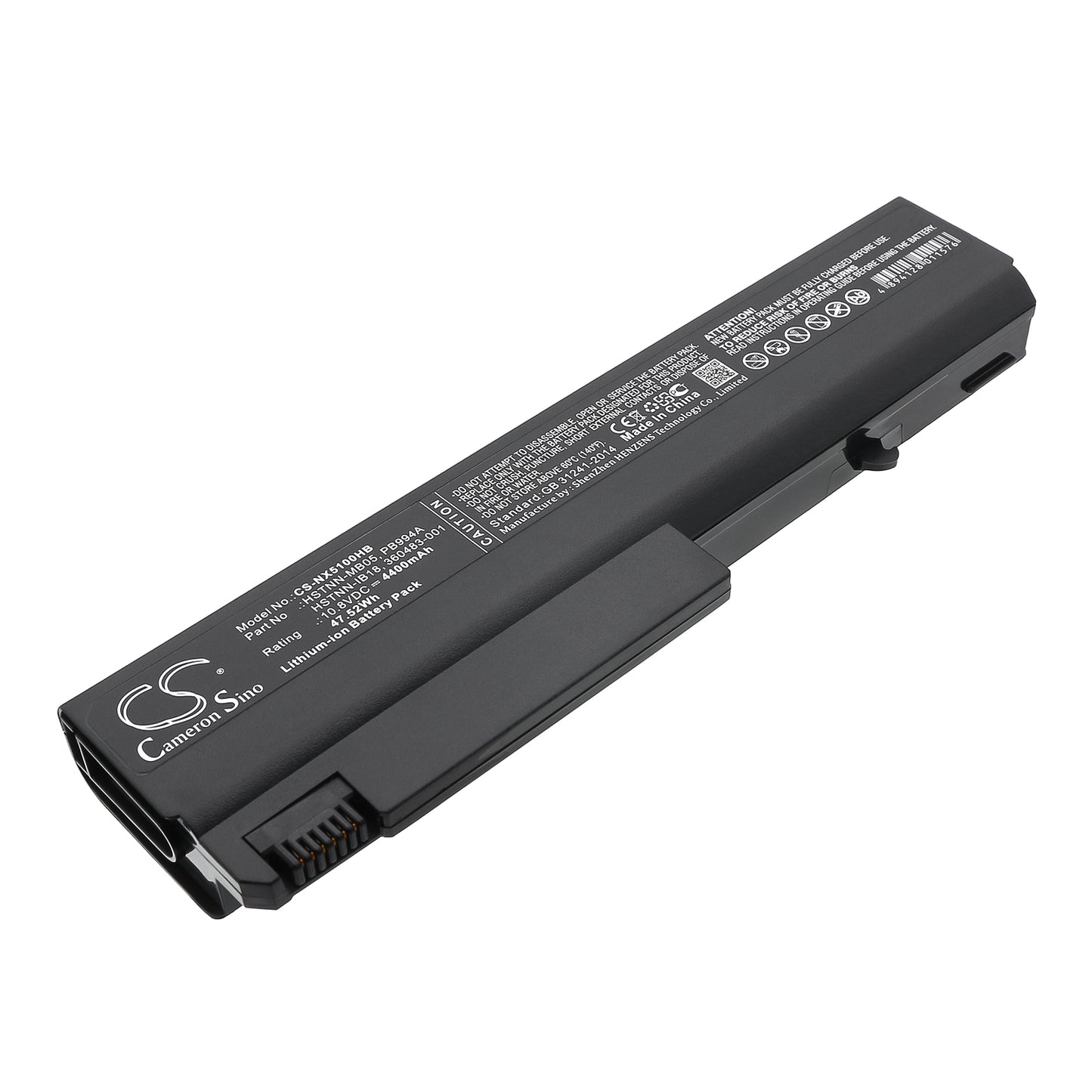 10.8V 4400mAh/47.52Wh Li-ion Notebook/Laptop Battery for Compaq