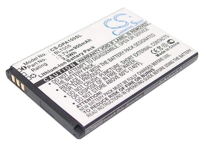 3.7V 900mAh/3.33Wh Li-ion Mobile/SmartPhone Battery for OPPO
