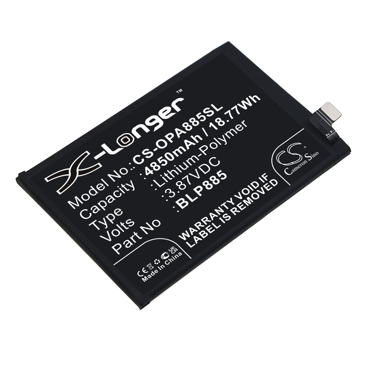 CS-OPA885SL Replacement Battery – Compatible with A96, CPH2333