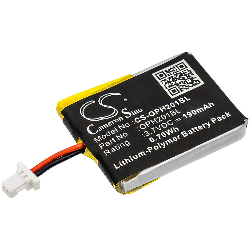 3.7V 190mAh/0.70Wh Li-Polymer Barcode/Scanner Battery for Opticon