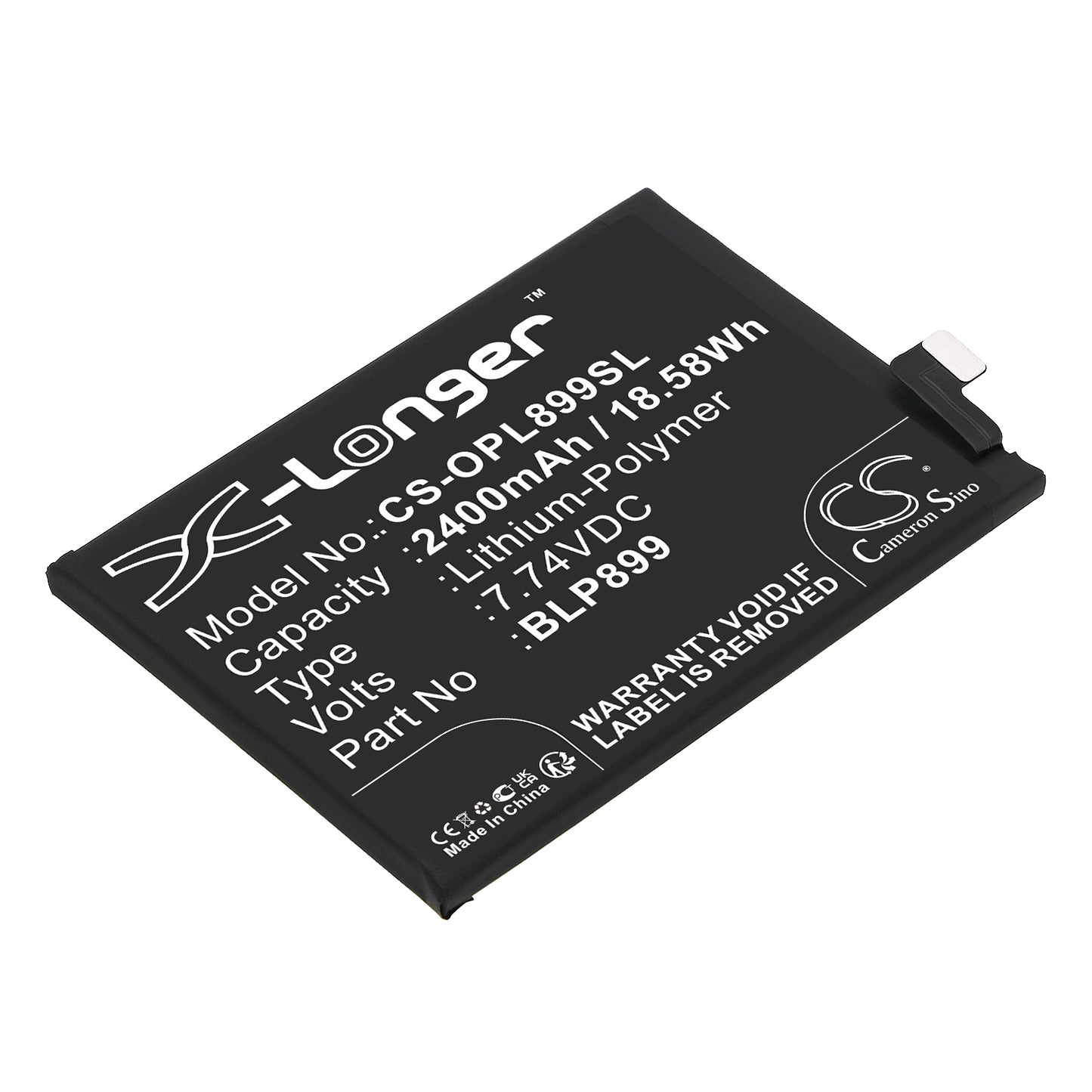 CS-OPL899SL Replacement Battery – Compatible with 10 Pro, 10 Pro 5G