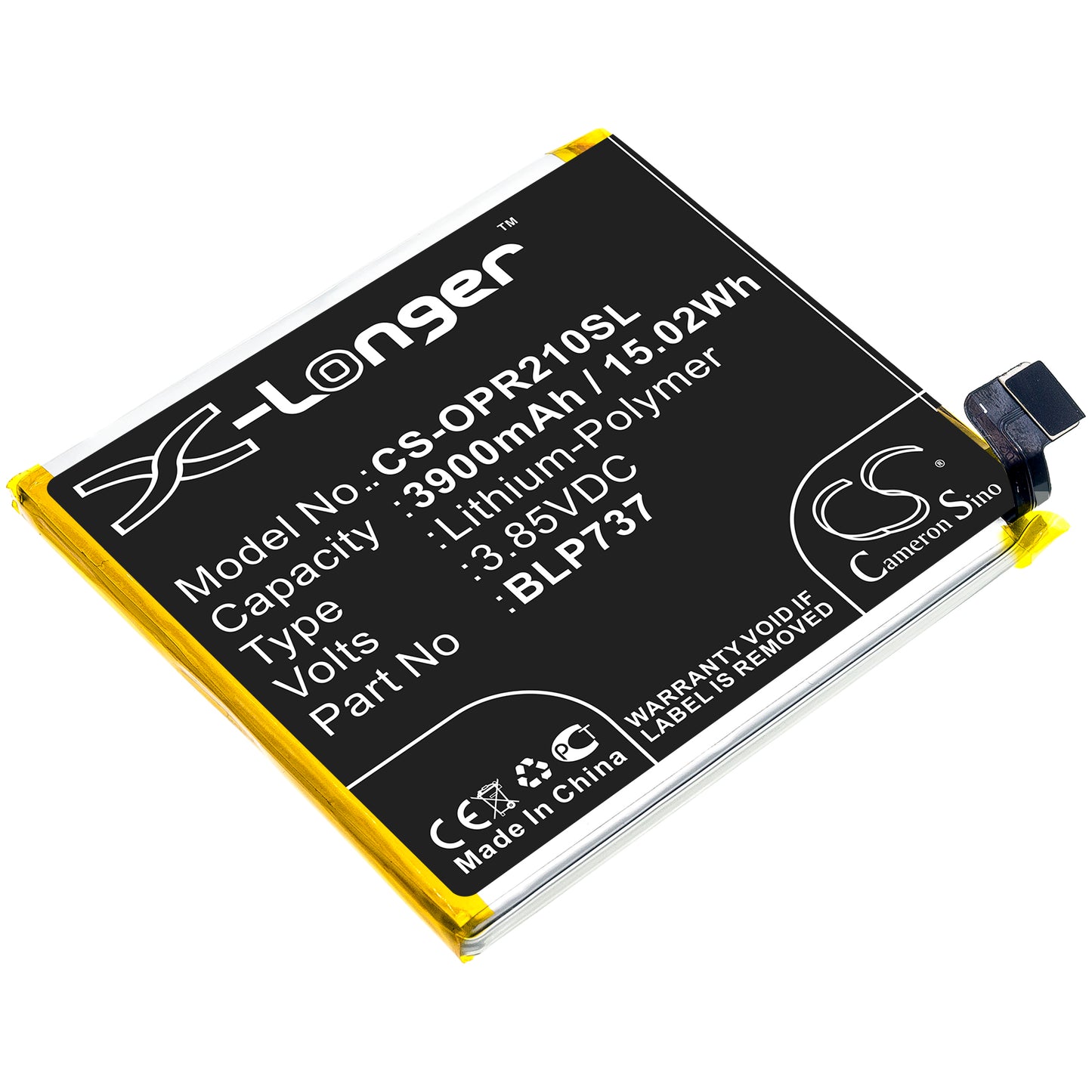 CS-OPR210SL Replacement Battery – Compatible with CPH1945, CPH1951, PCKM80, Reno2 Z