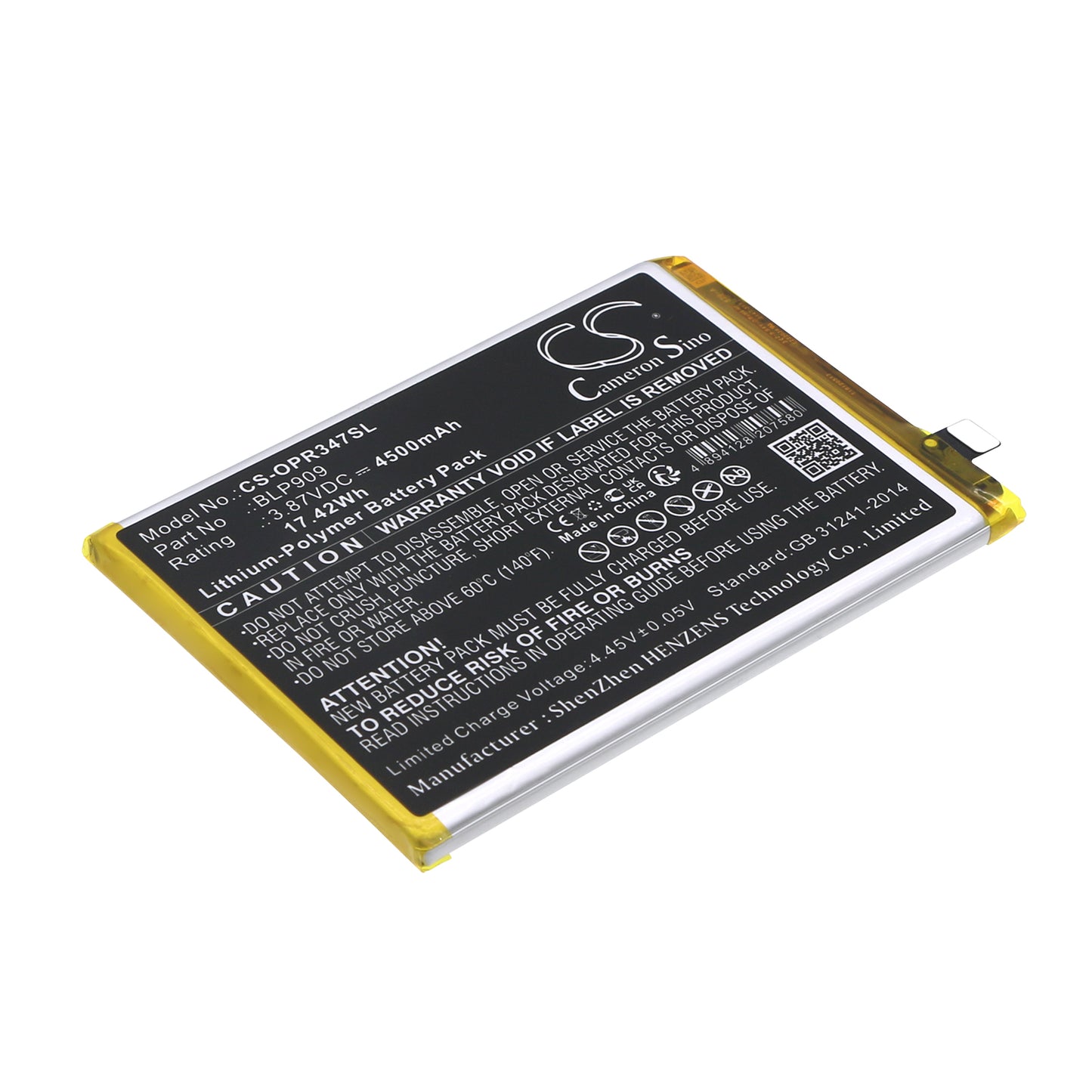 CS-OPR347SL Replacement Battery – Compatible with 9, 9 5G 2022, RMX3474