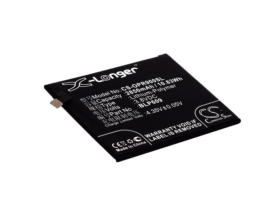 3.8V 2850mAh/10.83Wh Li-Polymer Mobile/SmartPhone Battery for OPPO