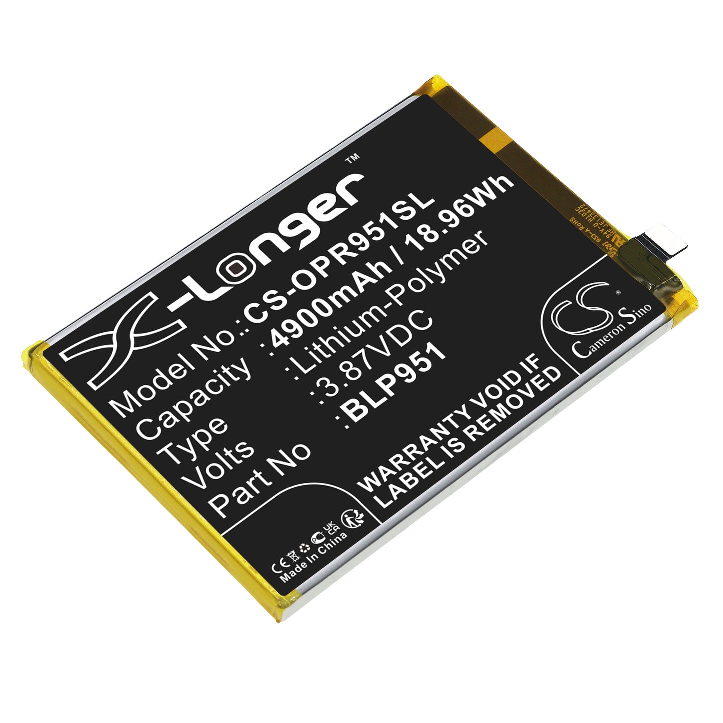 CS-OPR951SL Replacement Battery – Compatible with Realme 10 Pro+, RMX3686, RMX3687