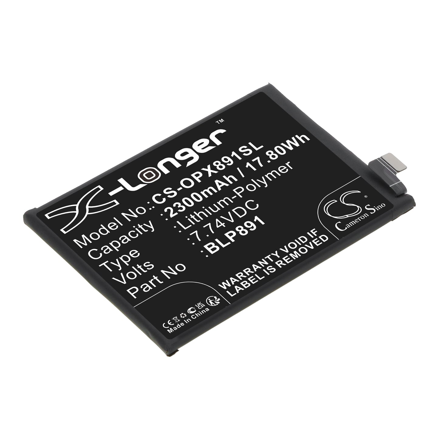 CS-OPX891SL Replacement Battery – Compatible with Find X5 5G, PFFM10