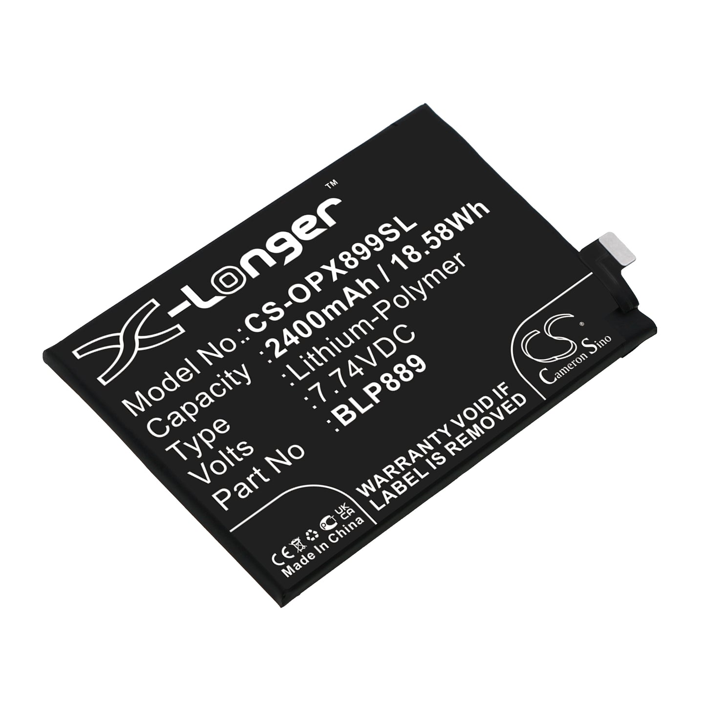 CS-OPX899SL Replacement Battery – Compatible with CPH2305, Find X5 Pro, PFEM10, PFFM20