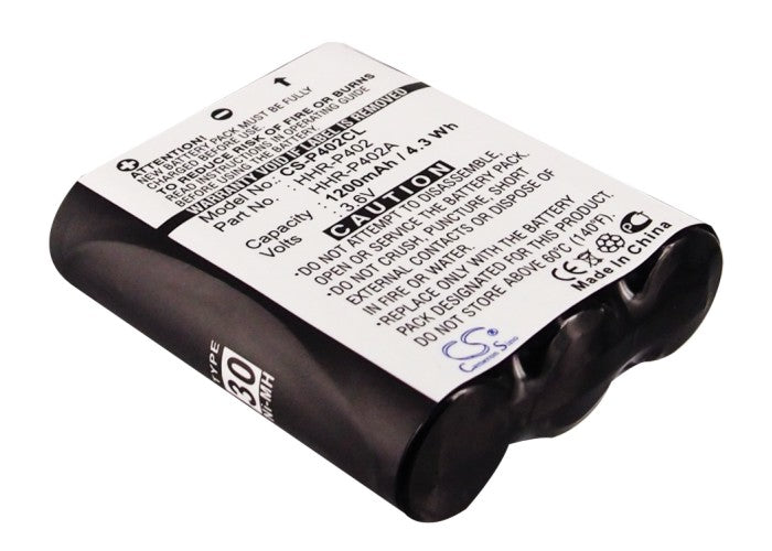3.6V 1200mAh Ni-MH Cordless Phone Battery for Panasonic
