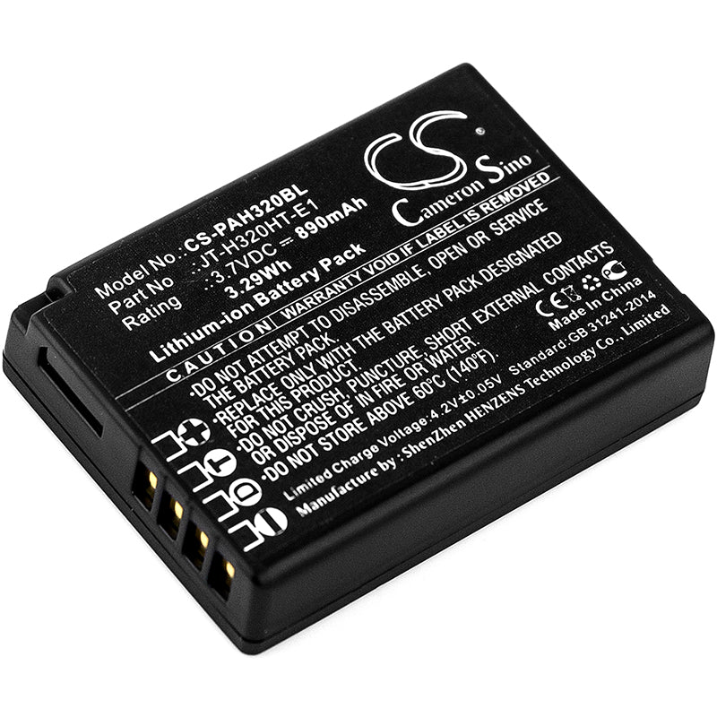 3.7V 890mAh/3.29Wh Li-ion Barcode/Scanner Battery for Panasonic