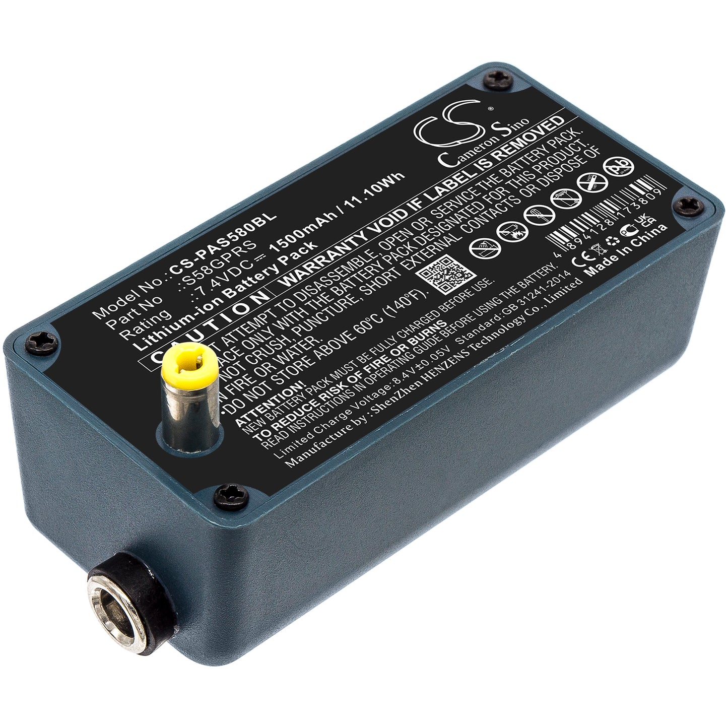 CS-PAS580BL Replacement Battery – Compatible with S58