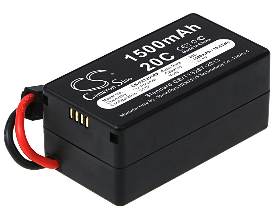 11.1V 1500mAh/16.65Wh Li-Polymer RC Hobby Battery for Parrot
