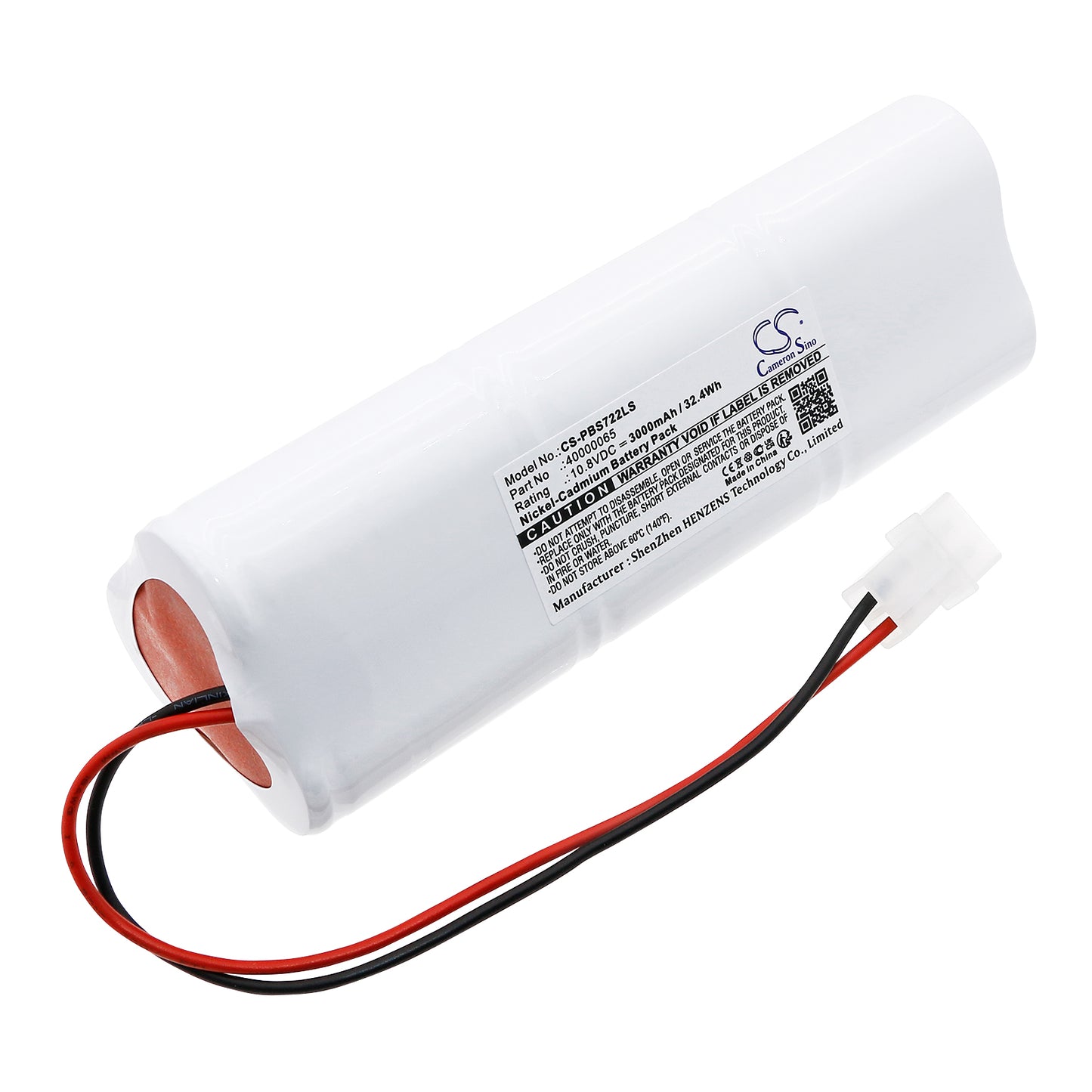 CS-PBS722LS Replacement Battery – Ni-CD 10.8 3000mAh / 32.4Wh