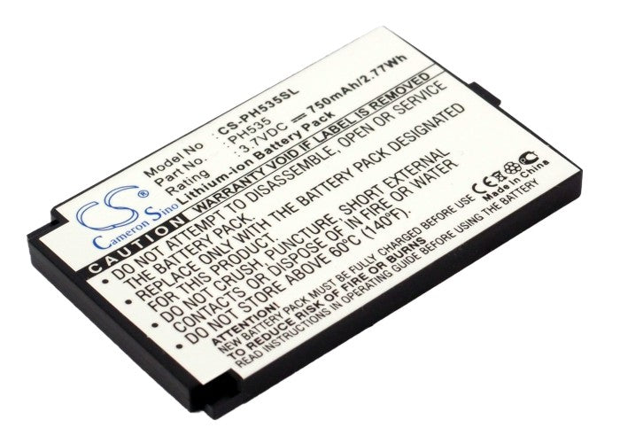 3.7V 750mAh/2.78Wh Li-ion Mobile/SmartPhone Battery for Philips