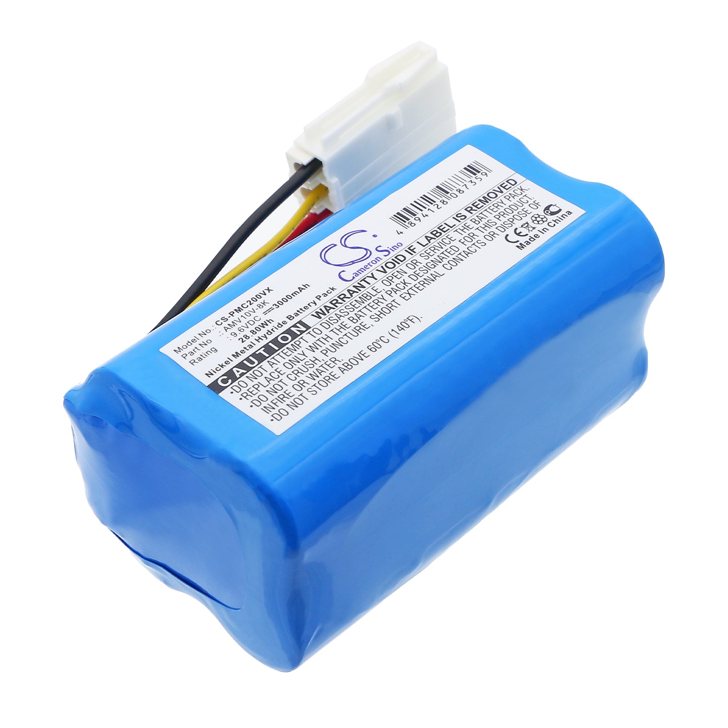 9.6V 3000mAh/28.80Wh Ni-MH Vacuum Battery for Panasonic