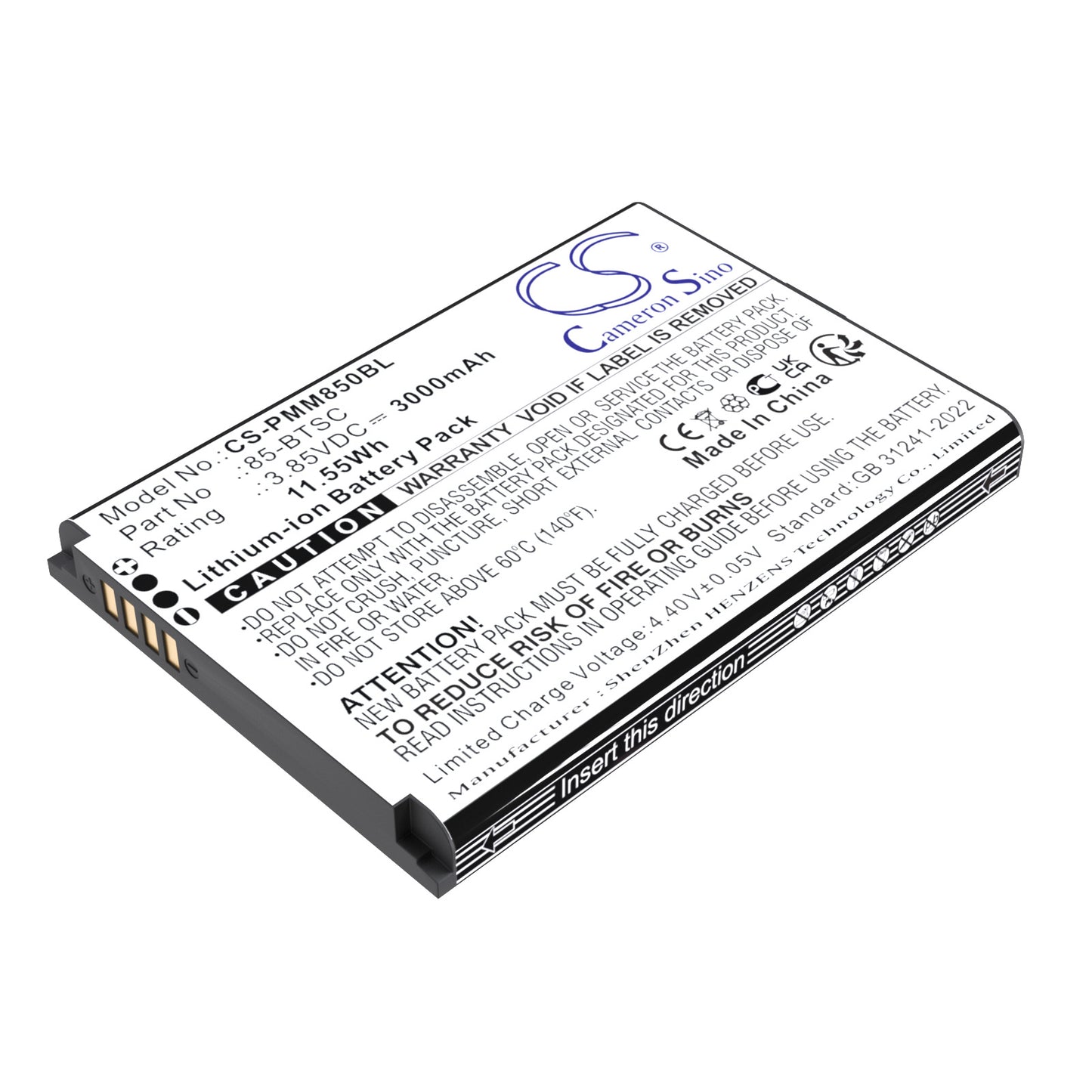 CS-PMM850BL Replacement Battery – Compatible with PM85, PM90