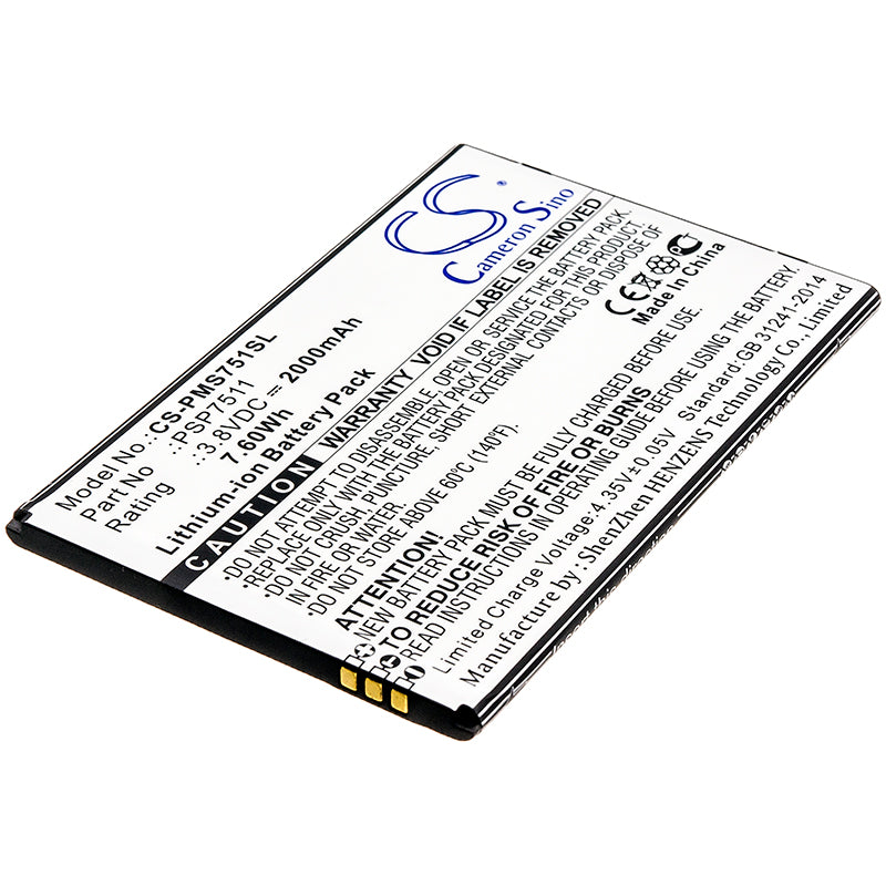 CS-PMS751SL Replacement Battery – Compatible with PSP7511DUO