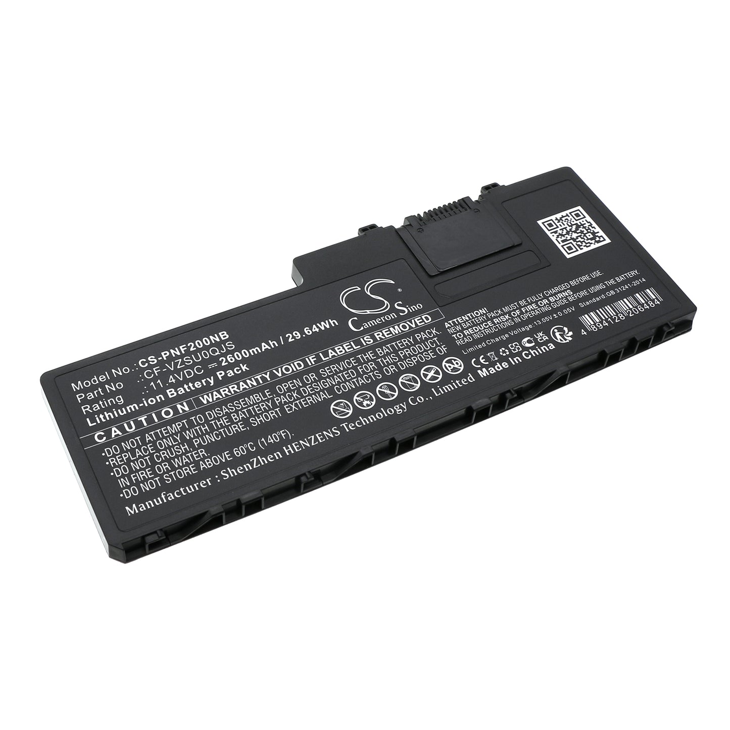 CS-PNF200NB Replacement Battery – Compatible with CF-VEK2, Toughbook CF-20, Toughbook CF-20A0205NG, Toughbook CF-20A0205TD, Toughbook CF-20A0205TG, Toughbook CF-20A0255NG, Toughbook CF-20A5108TD, Toughbook CF-20C0205NG, Toughbook CF-20C0205TD, Toughbook CF-20C5108TD, Toughbook CF-20E5108TG, Toughpad FZ-A2, Toughpad FZ-A2A200CA3, Toughpad FZ-A2A200GA3, Toughpad FZ-A2A203CA3, Toughpad FZ-A2A211CA3