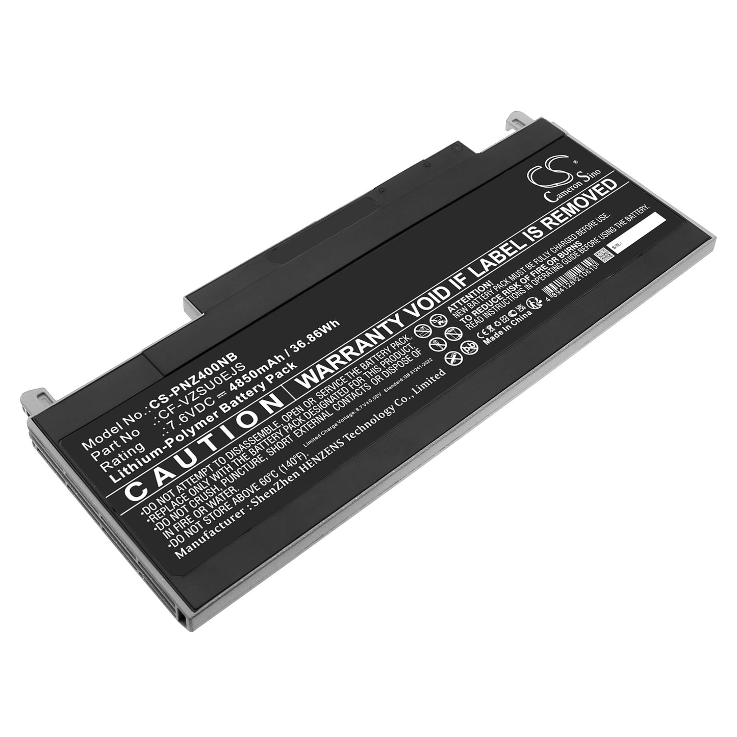 CS-PNZ400NB Replacement Battery – Compatible with CF-RZ4, CF-RZ5, CF-RZ6, CF-RZ8