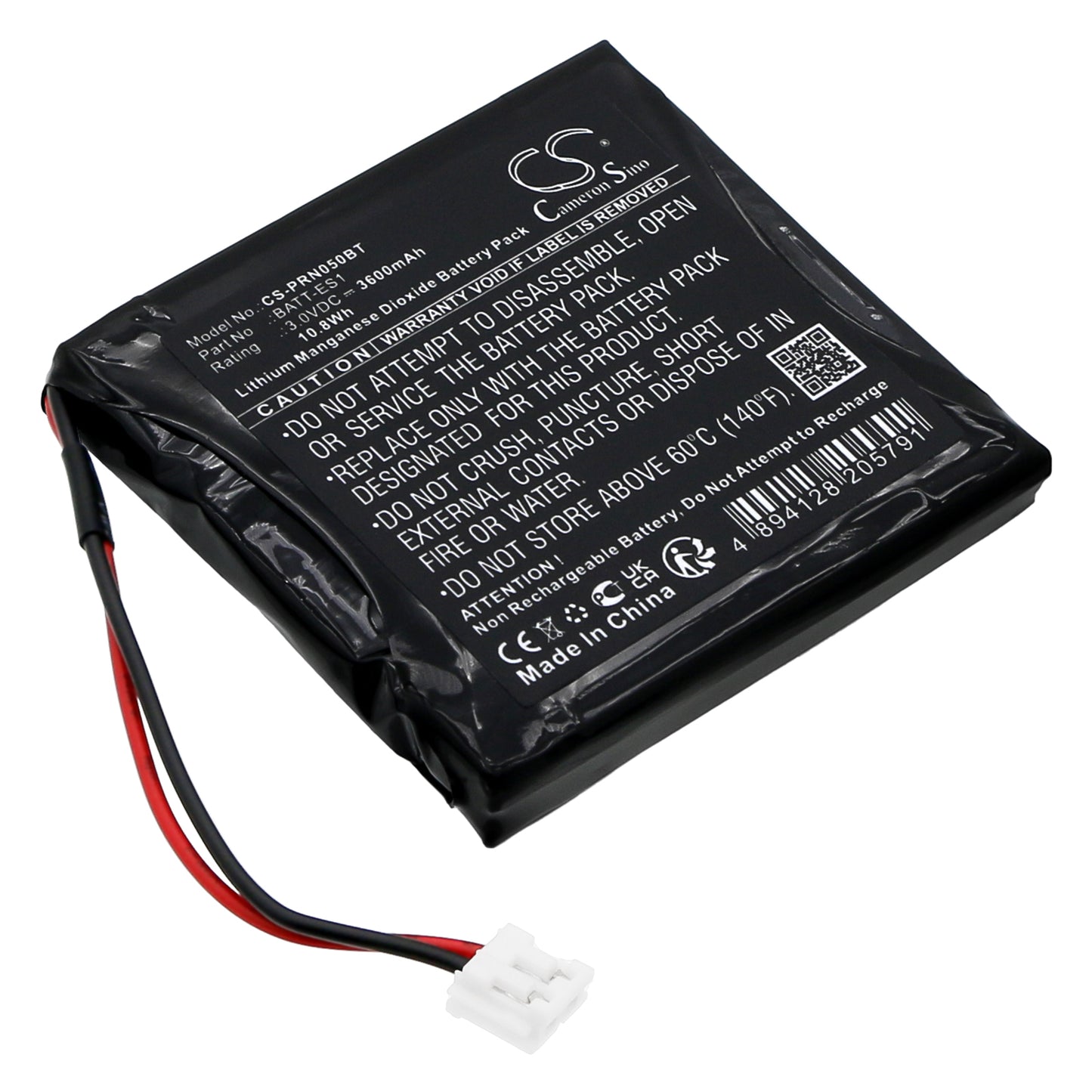 CS-PRN050BT Replacement Battery – Compatible with Deltabell, Deltabell DELTABB-WE Siren, Enforcer LEDRKP-1WE Wireless K, XDH10TT1-WE