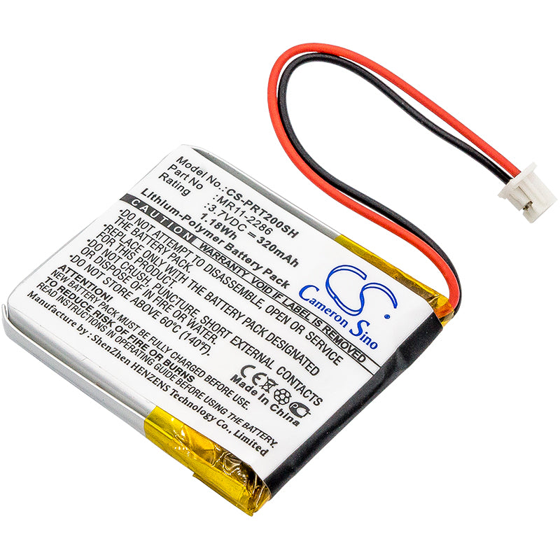 3.7V 320mAh/1.18Wh Li-Polymer Smartwatch Battery for Casio