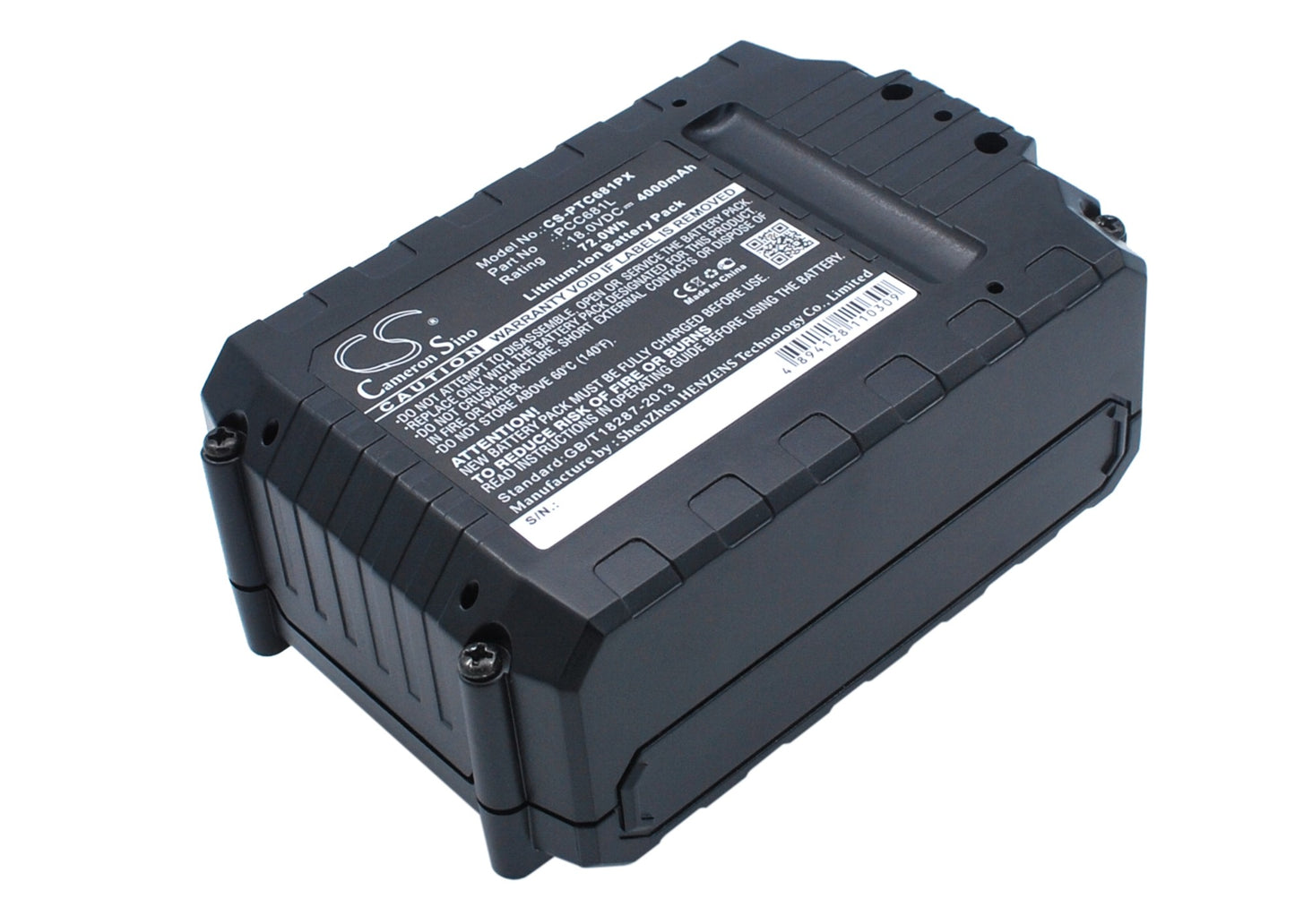 18V 4000mAh/72.00Wh Li-ion Power Tools Battery for Porter Cable