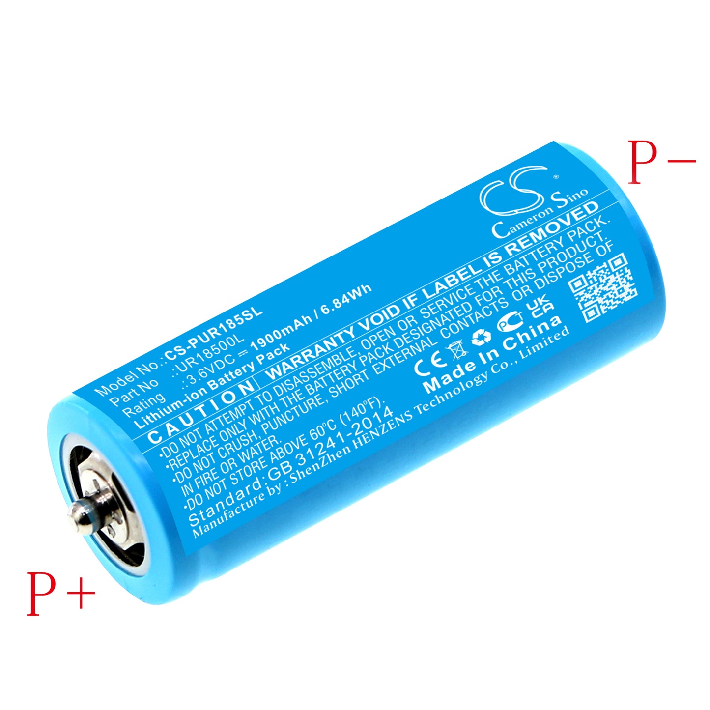CS-PUR185SL Replacement Battery – Compatible with 2011, 2012, 5020s, 5030s, 5030s Solo, 5040s, 5050cc, 5070cc, 5090cc, 5140s, 5145s, 5147s, 5147s Premium Edition, 5160s, 5190cc, 5195cc, 5197cc, 5375, 5375 Silk-epil, 5376, 5377, 5377 Silk-epil, 5378, 5390, 5391, 550, 550s-3, 550s-4, 5-511 Typ 5390, 5-513, 5-531, 5-541, 5-545GS, 5-547 Legs & Body, 560, 560s-3, 560s-4, 5671, 5671 Silk-epil, 5673, 5673 models 760cc, 5673 Silk-epil, 5674, 5674 720, 5674 730, 5674 Silk-epil, 5692, 5692 Silk-epil,