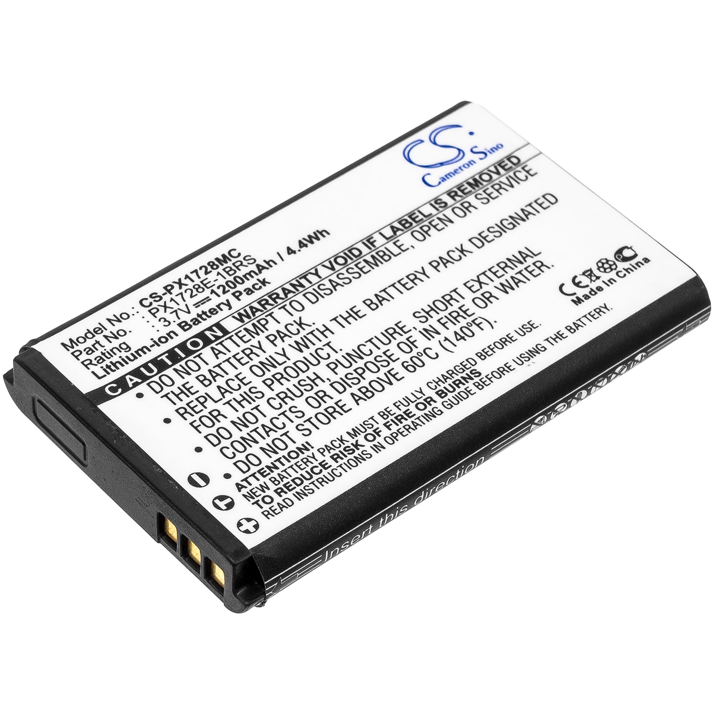 3.7V 1200mAh Li-ion Camera Battery for Toshiba