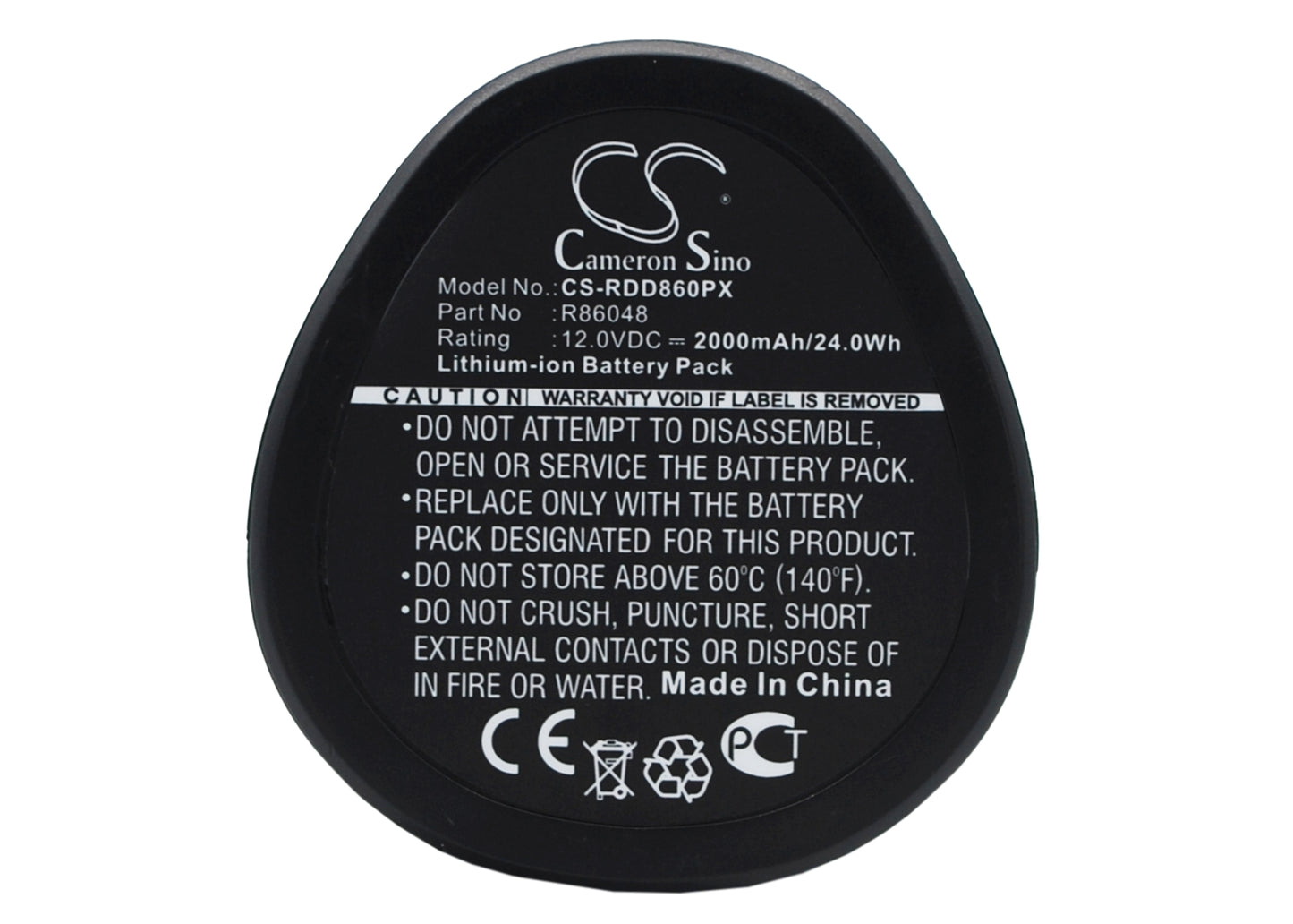12.0VV 2000mAh/24.00Wh Li-ion Power Tools Battery for AEG