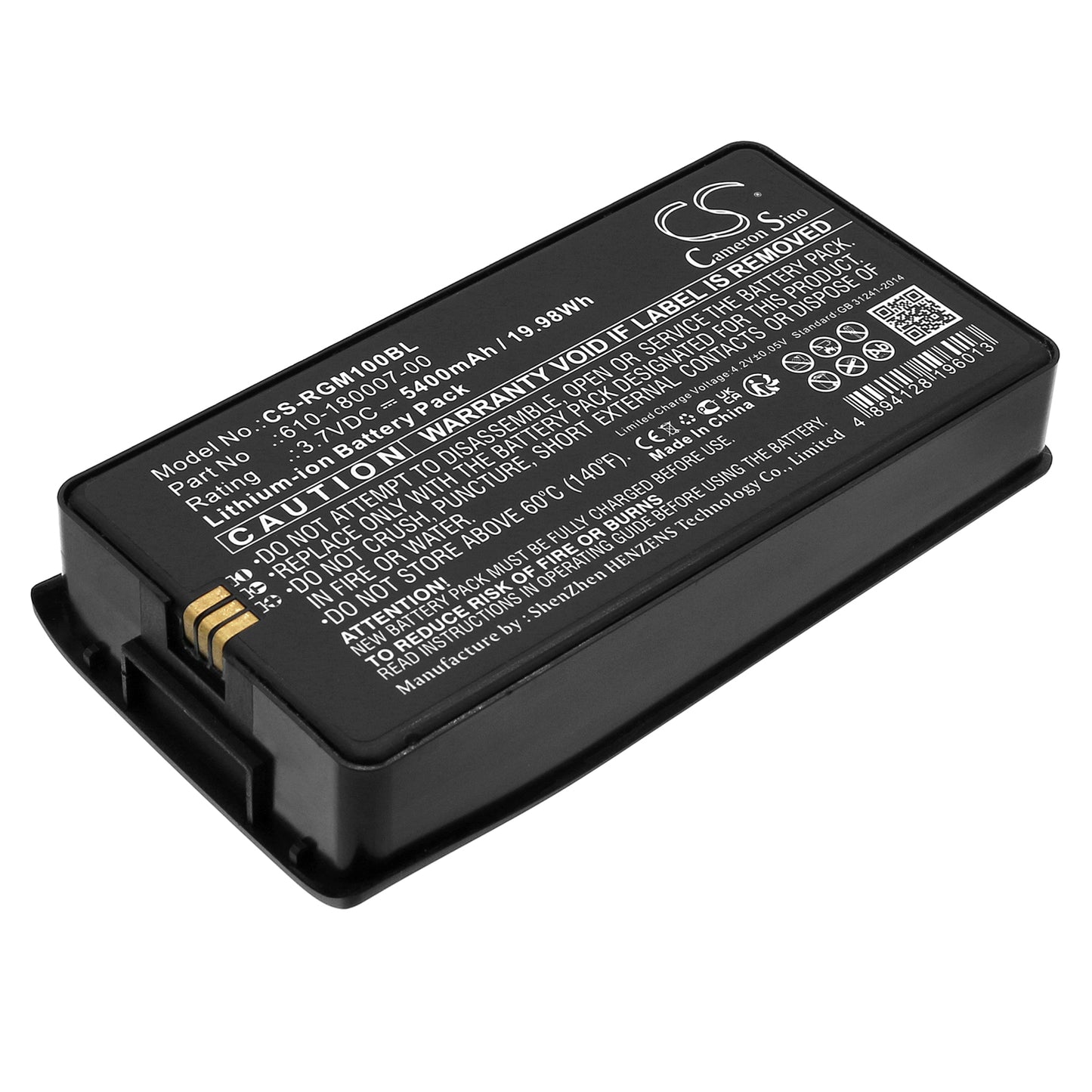 CS-RGM100BL Replacement Battery – Compatible with 610-190040, RM-1