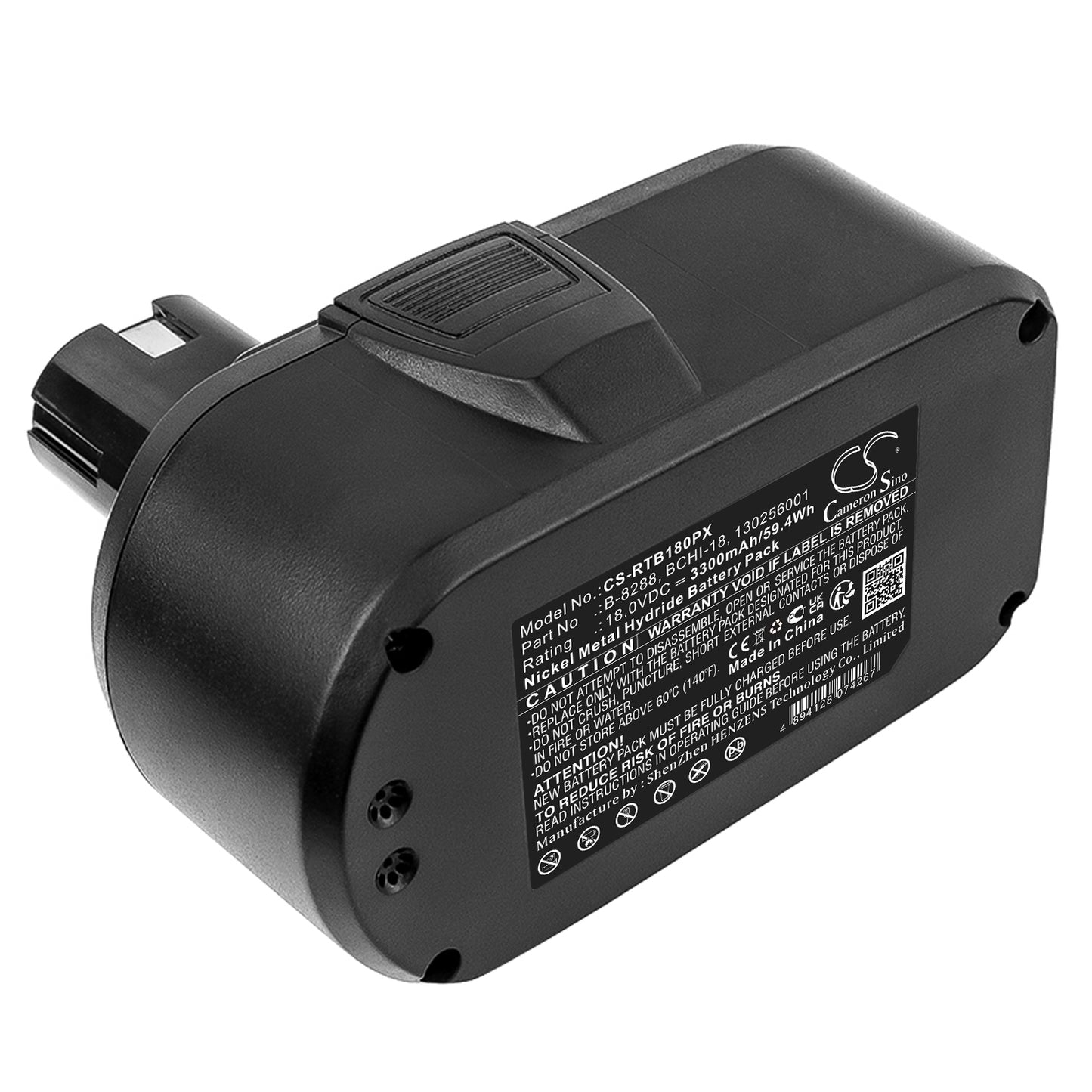 18V 3300mAh/59.4Wh Ni-MH Power Tools Battery for Ryobi