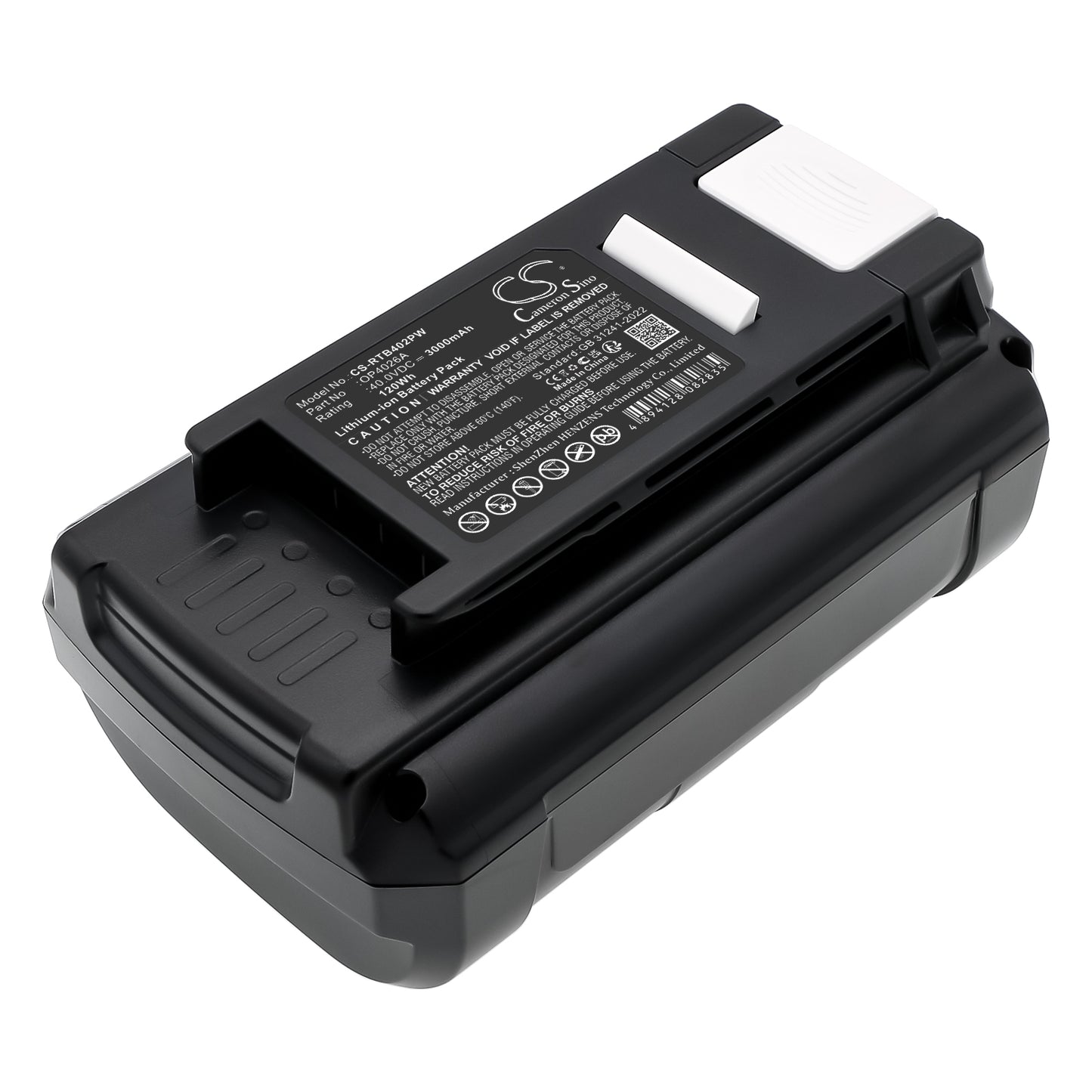 40V 3000mAh/120.00Wh Li-ion Power Tools Battery for Ryobi