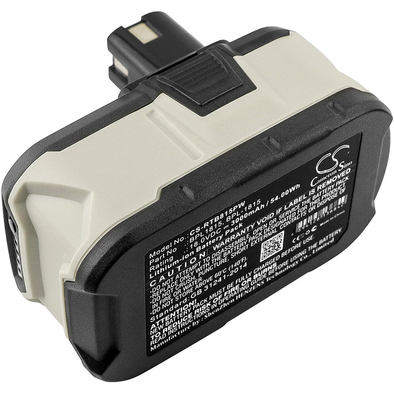 18V 3000mAh/54.00Wh Li-ion Power Tools Battery for Ryobi
