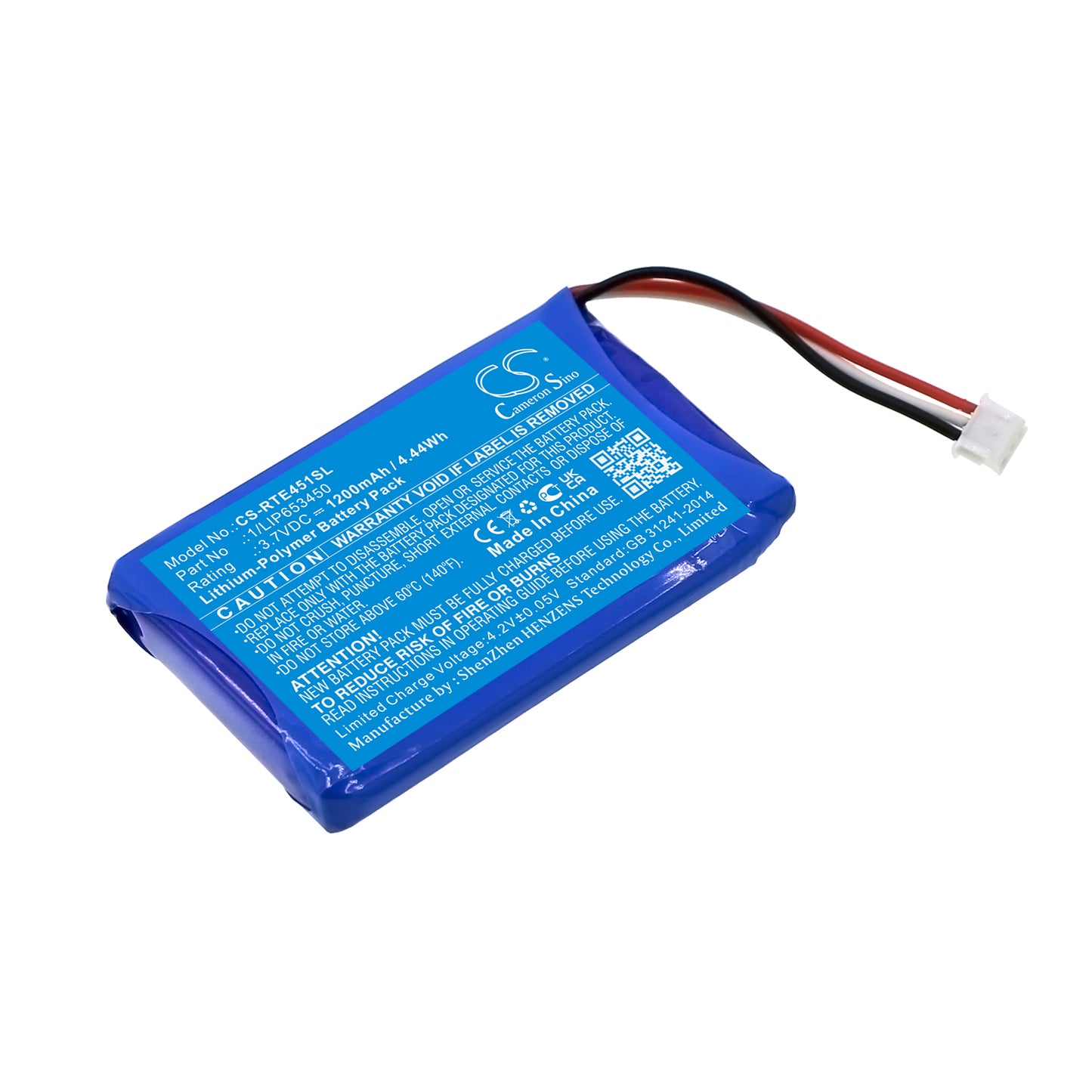 CS-RTE451SL Replacement Battery – Compatible with AH42-19G291-AA, LR 02 31 91, LR 03 22 94, LR 04 31 41, LR 04 51 02, Touchscreen Rear Entertainment, TSRC