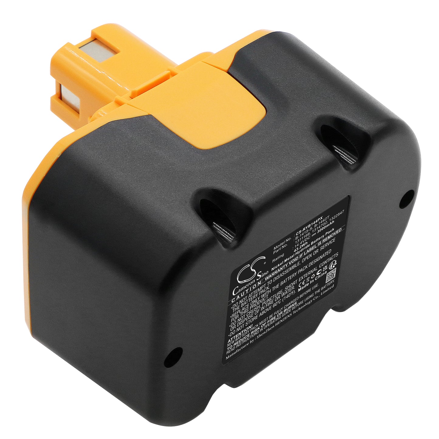 14.4VV 3000mAh/43.20Wh Ni-MH Power Tools Battery for Ryobi