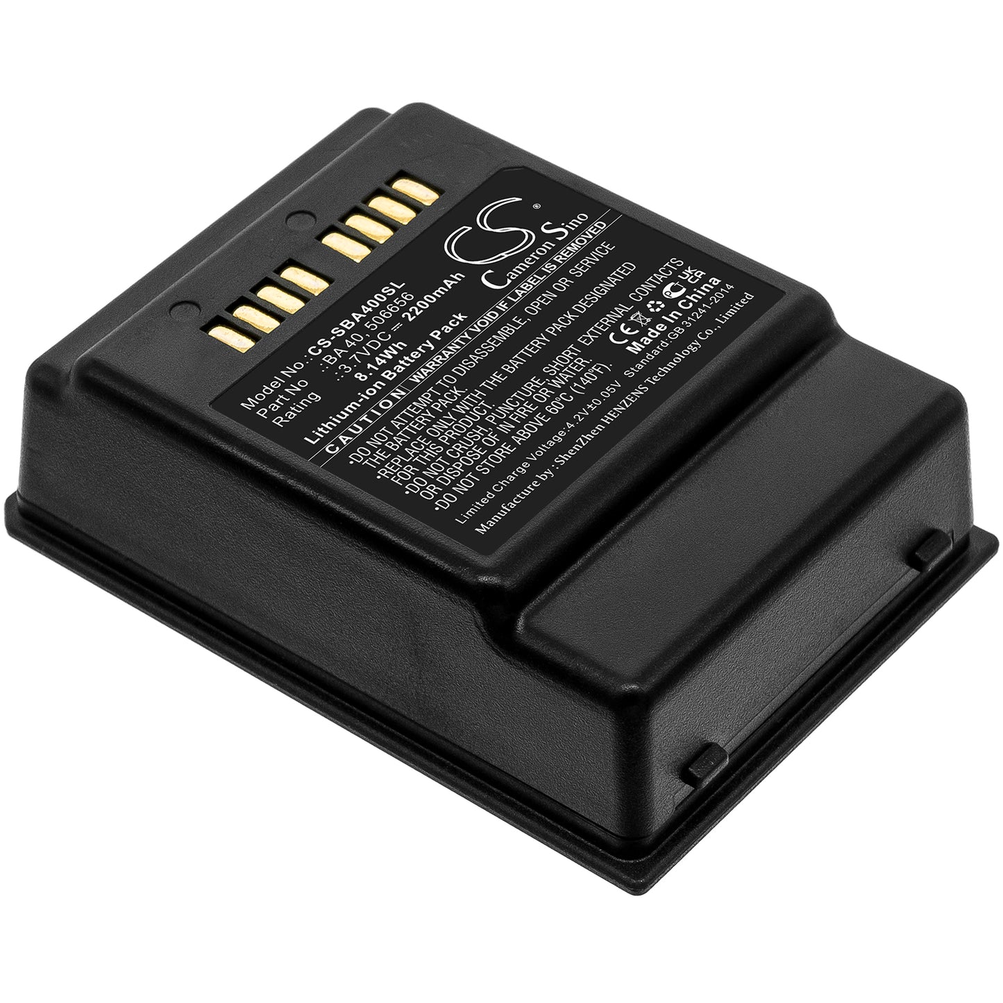 CS-SBA400SL Replacement Battery – Compatible with SL 133-S DW, SL 133-S DW Tablestand, SL 153-S DW, SL 153-S DW Tablestand, SL Boundary DW transmitters, SL Tablestand 153-S DW-3 B, SpeechLine Digital Wireless SL, SpeechLine SL Tablestand 133-S