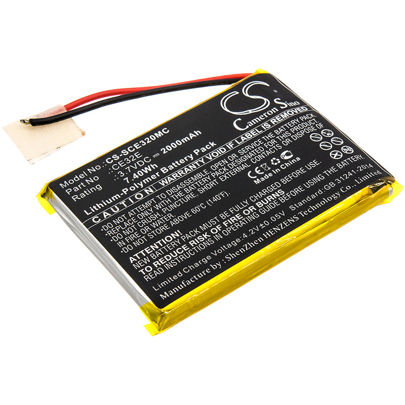 CS-SCE320MC Replacement Battery – Compatible with Prima Facie, SV-PRIMAFACE32E