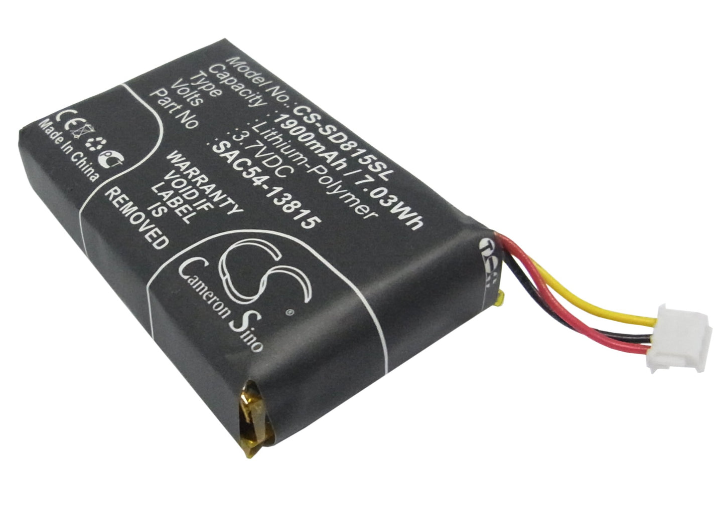 3.7V 1900mAh/7.03Wh Li-Polymer Dog Collar Battery for Sportdog