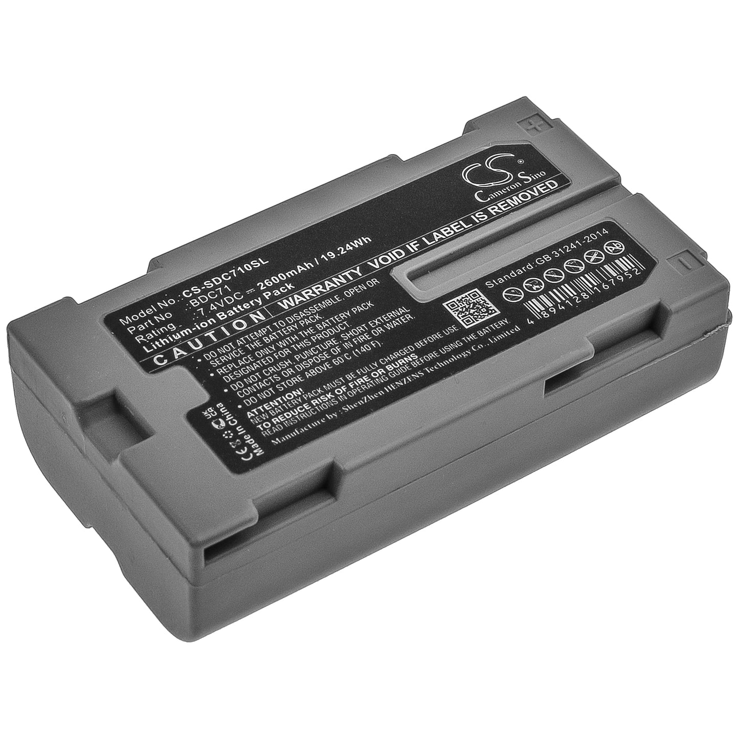 CS-SDC710SL Replacement Battery – Compatible with RC-5, Total Station GM-52