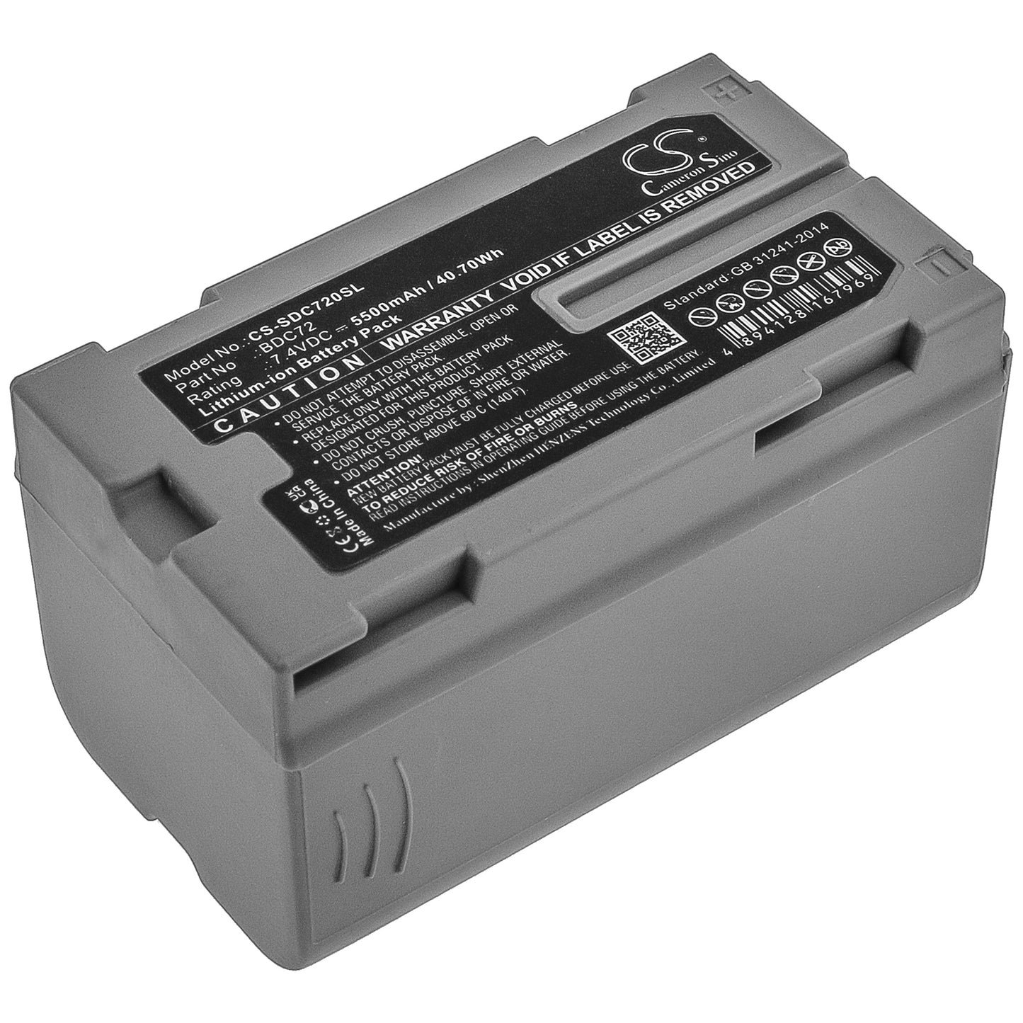 CS-SDC720SL Replacement Battery – Compatible with RC-5, Total Station GM-52