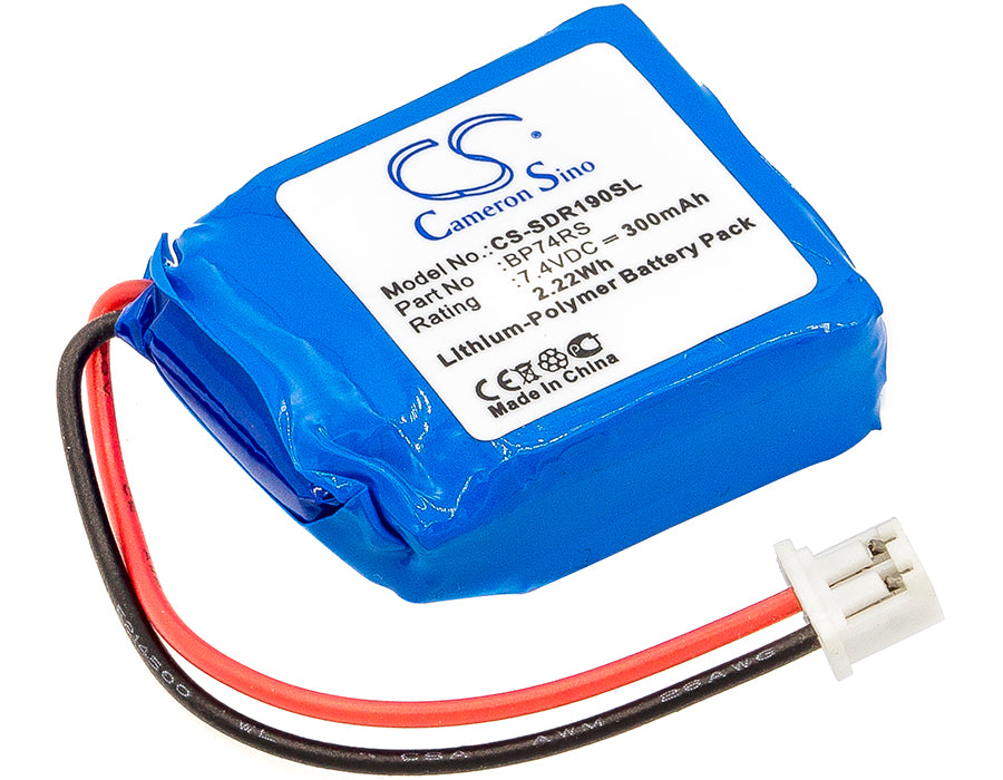 7.4V 300mAh/2.22Wh Li-Polymer Dog Collar Battery for Dogtra