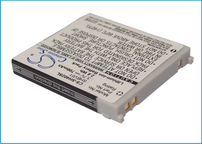 3.7V 700mAh Li-ion Mobile/SmartPhone Battery for Sharp