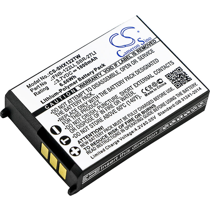 3.7V 1800mAh/6.66Wh Li-Polymer Two-Way Radio Battery for Horizon