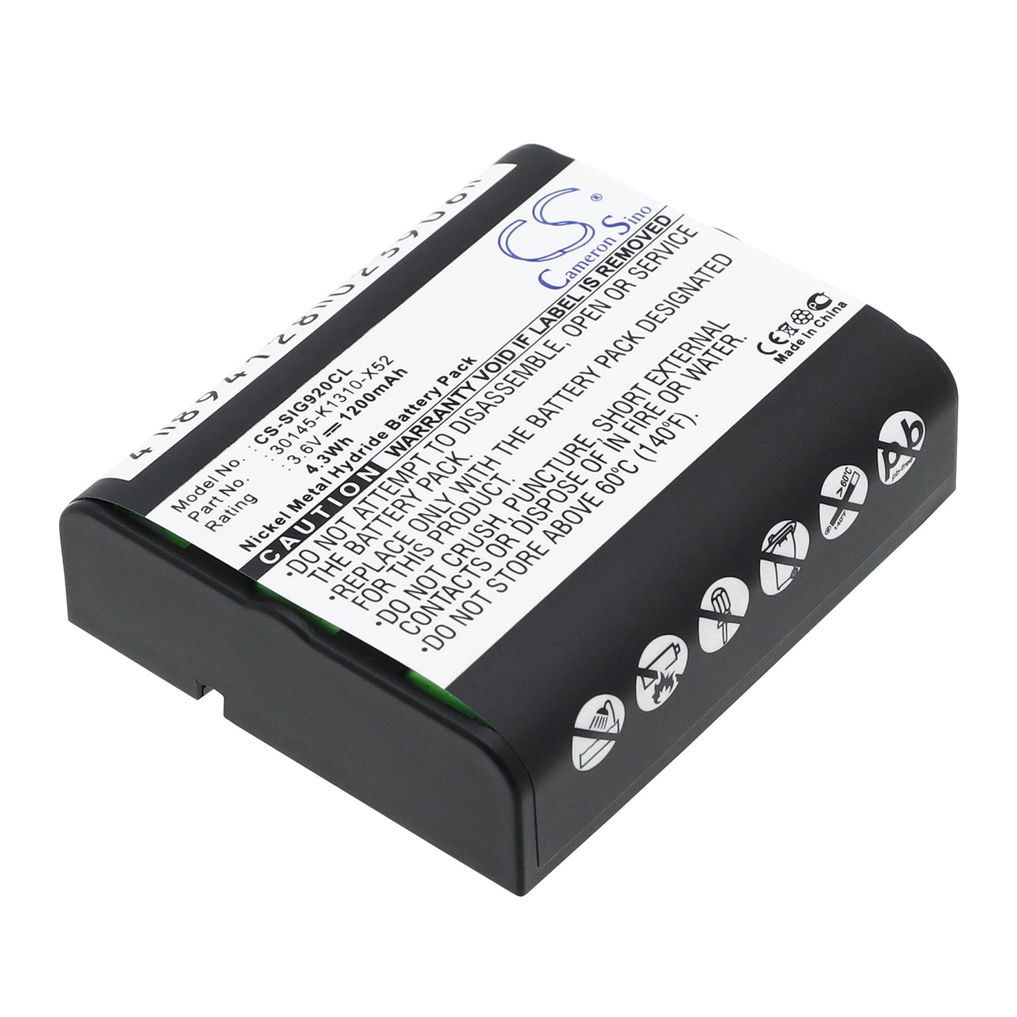 3.6V 1200mAh/4.32Wh Ni-MH Cordless Phone Battery for Privileg