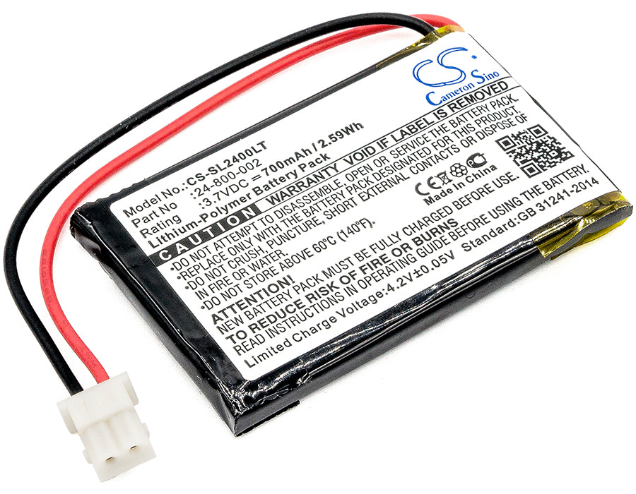 3.7V 700mAh/2.59Wh Li-Polymer LED Light Battery for Solar LED Light