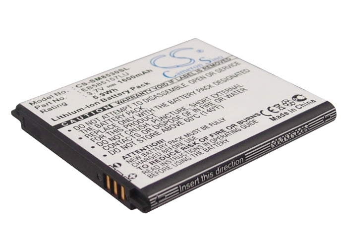 3.7V 1600mAh/5.9Wh Li-ion Mobile/SmartPhone Battery for Samsung