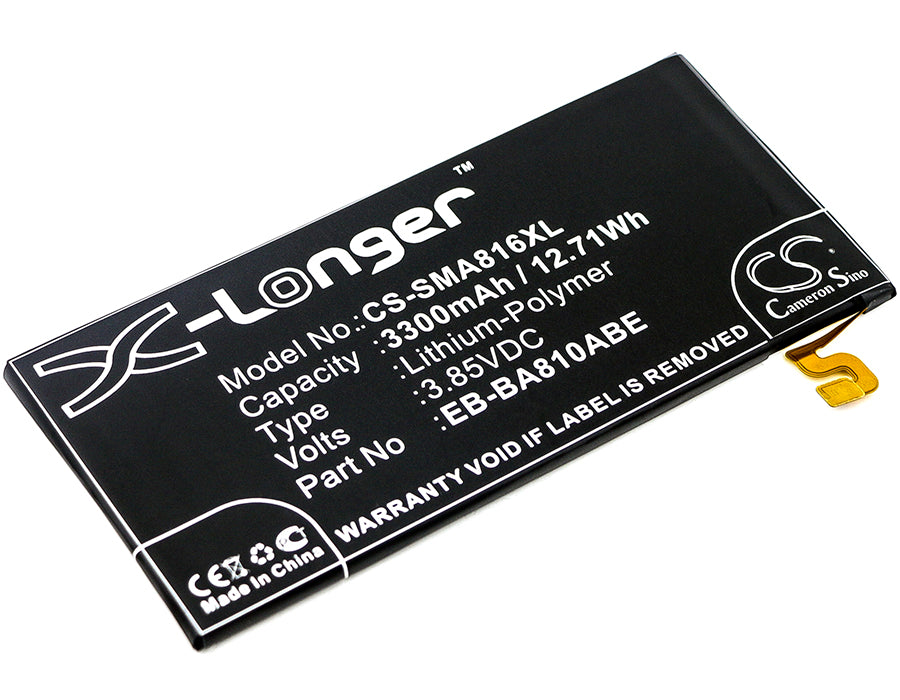 3.85V 3300mAh/12.71Wh Li-Polymer Mobile/SmartPhone Battery for Samsung