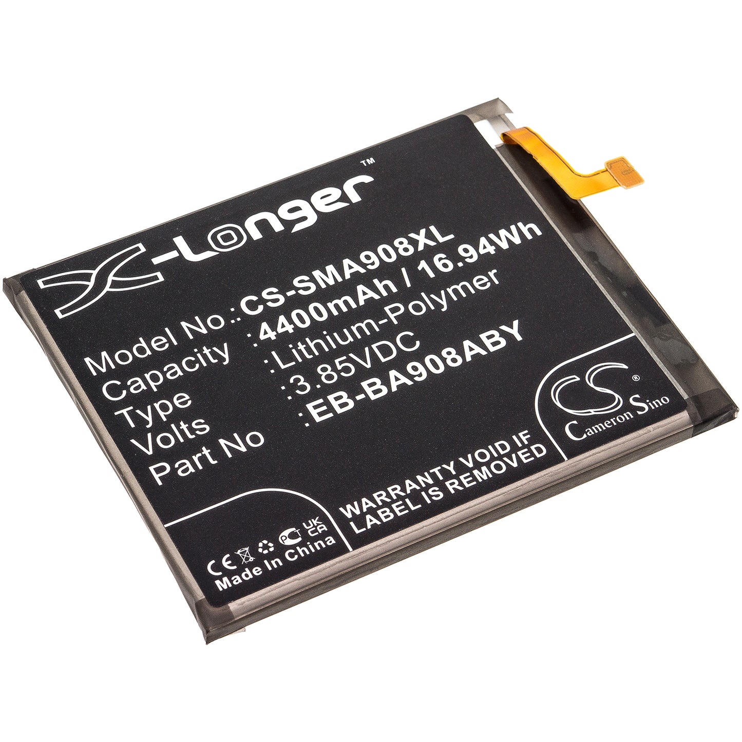 CS-SMA908XL Replacement Battery – Compatible with Galaxy A90 5G, SM-A908, SM-A9080, SM-A908B, SM-A908F, SM-A908N