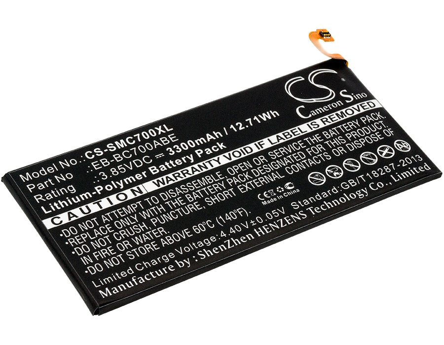 3.85V 3300mAh/12.71Wh Li-Polymer Mobile/SmartPhone Battery for Samsung