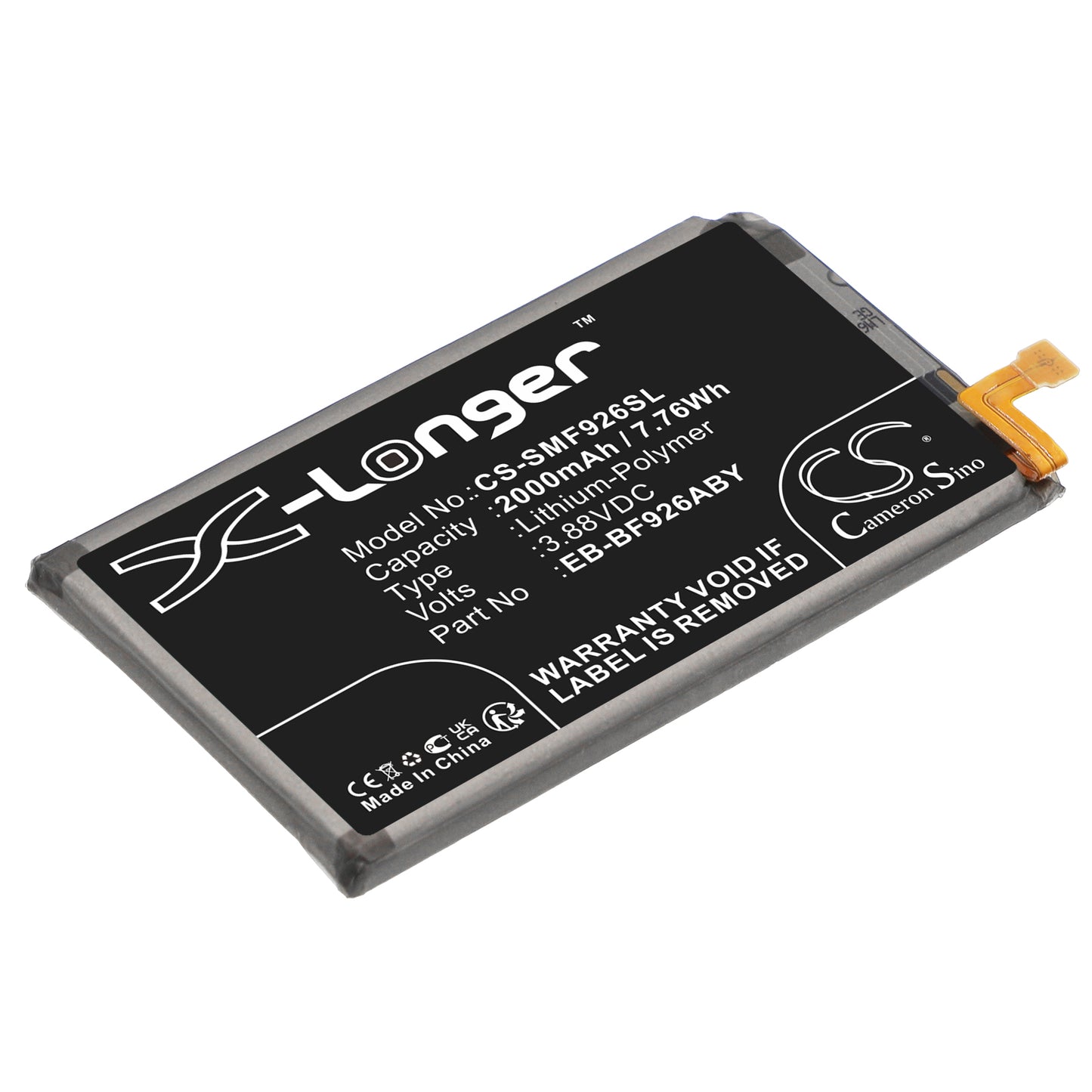CS-SMF926SL Replacement Battery – Compatible with Galaxy Z Fold 3 5G, Galaxy Z Fold3, SC-55B, SCG11, SM-F9260, SM-F926A, SM-F926B, SM-F926B/DS, SM-F926D, SM-F926J, SM-F926N, SM-F926R4, SM-F926T, SM-F926U, SM-F926U1, SM-F926W, SM-W2022
